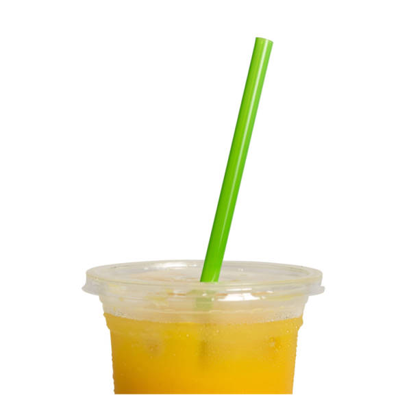 7mm Diameter Green Biodegradable Straw lamkyo